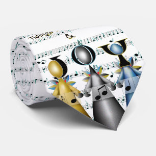 Tidings of Comfort and Joy Christmas Carolers Tie