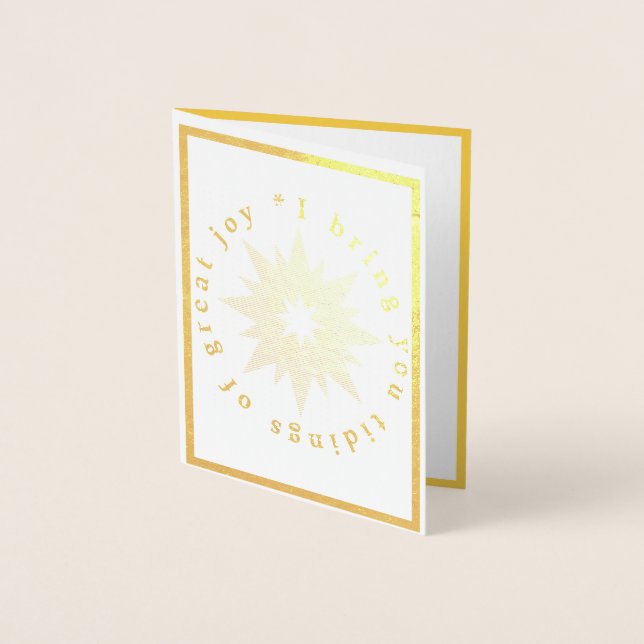 Tidings of great joy Card (Front)
