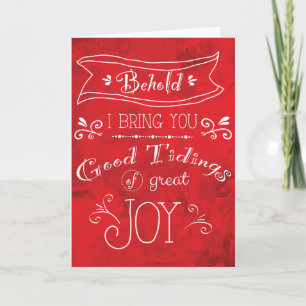Tidings of Joy Greeting Card by Jan Marvin