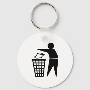 Tidy Man Keychain