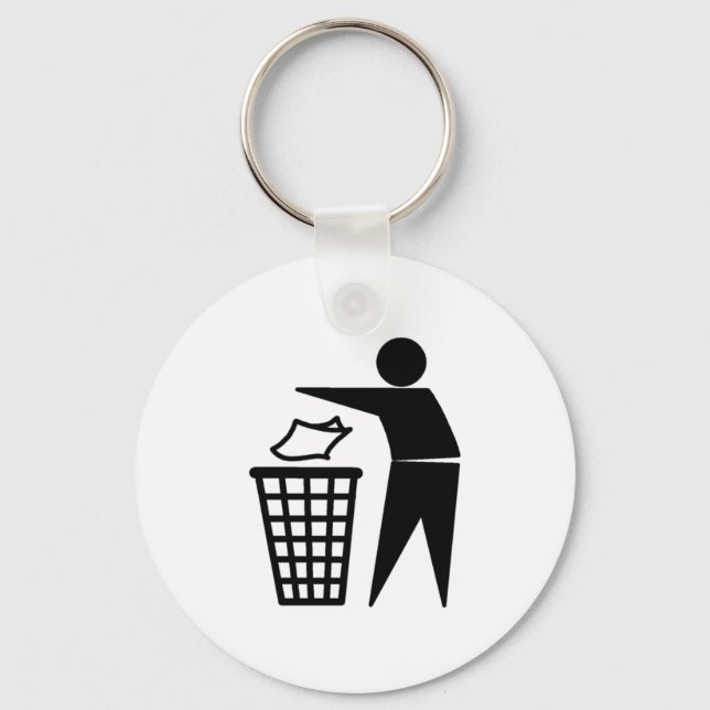 Tidy Man Keychain (Front)