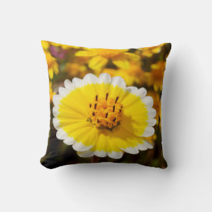 Tidy Tip Wildflowers Throw Pillow