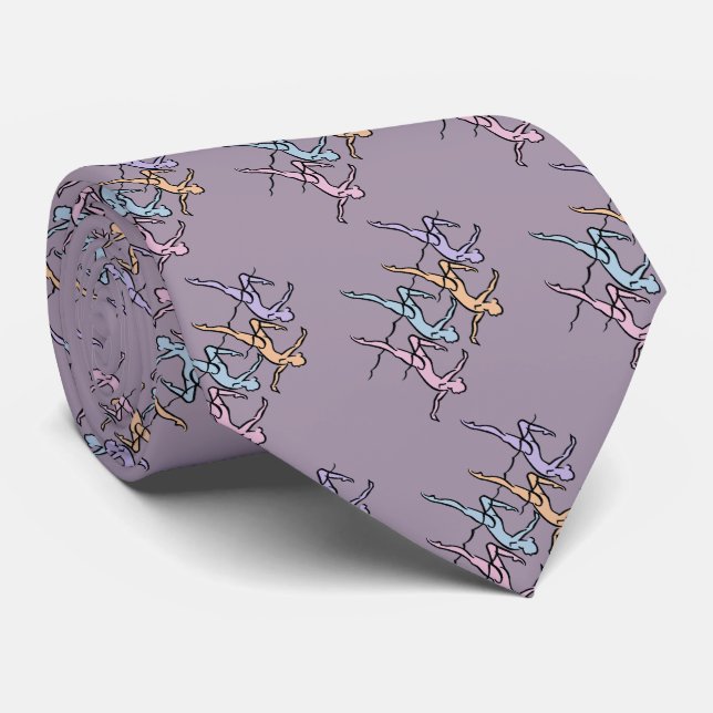 Tie #1 Fan - Pastel Colours lanender (Rolled)