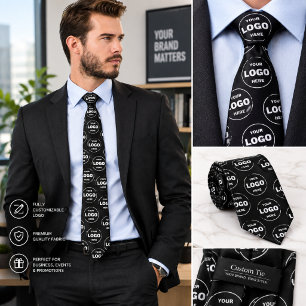 Tie à logo personnalisé - Cravate professionnelle 