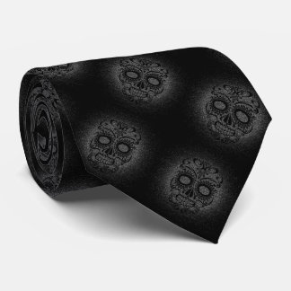Tie/Black Skulls Tie
