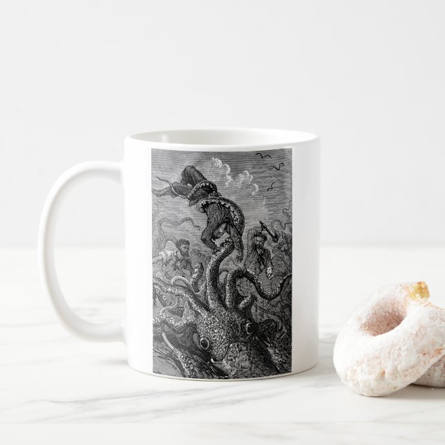 tie coffee mug (With Donut)
