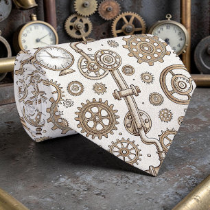 Tie cravate industrielle personnalisée Steampunk