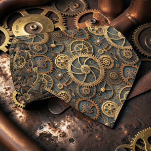 Tie cravate industrielle personnalisée Steampunk