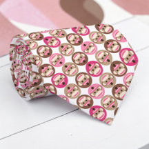 Tie cravate personnalisé Sock Monkey Pop Culture