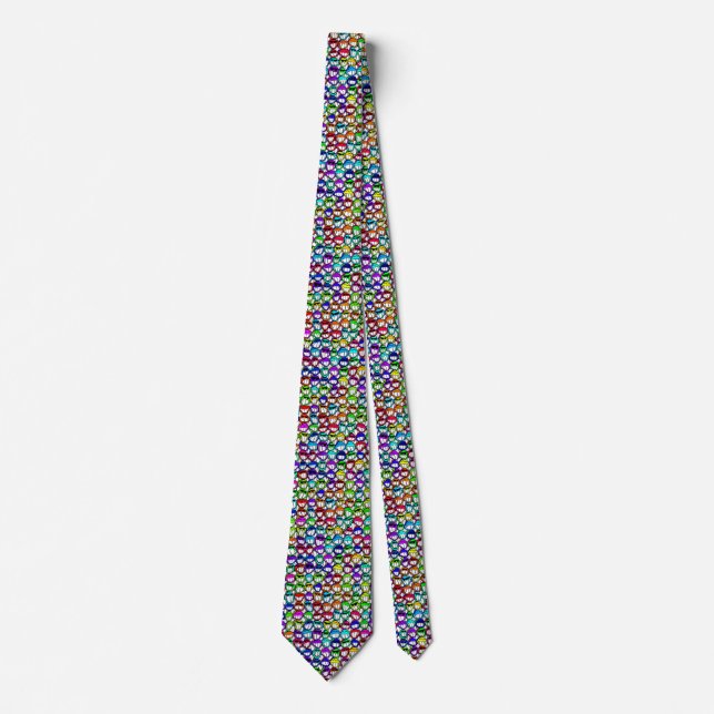 Tie decorated with grins (Front)