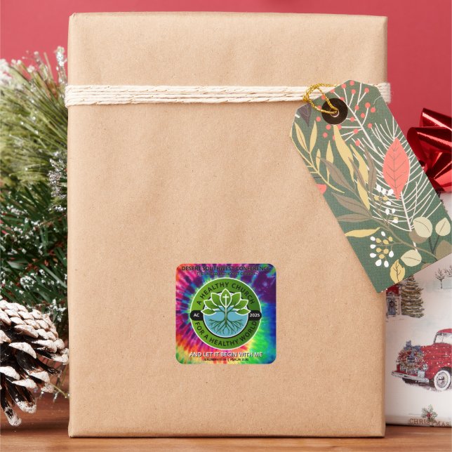 TIE-DIE STICKER (Holiday)