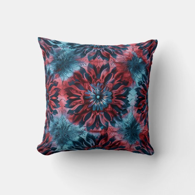 Tie DIY seamless pattern  Throw Pillow (Front)