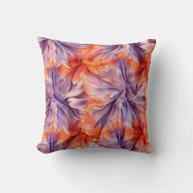 Tie DIY seamless pattern  Throw Pillow (Front)