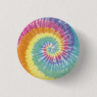 Tie Dye 1 Inch Round Button