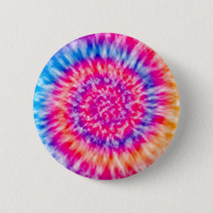Tie Dye 2 Inch Round Button