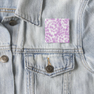 Tie Dye 2 Inch Square Button