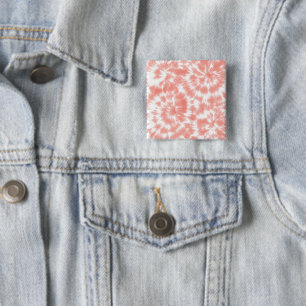 Tie Dye 2 Inch Square Button