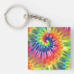 Tie Dye 2 Keychain