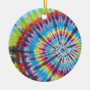Tie Dye 2 - Most Popular Ceramic Ornament