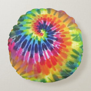 Tie Dye 2 Round Pillow