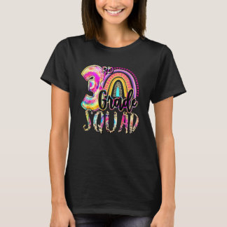 Tie Dye 3rd Grade Squad Girls Boys Teacher Team 3r T-Shirt