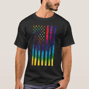 Tie Dye American Flag 4th Of July Men Women Boys G T-Shirt