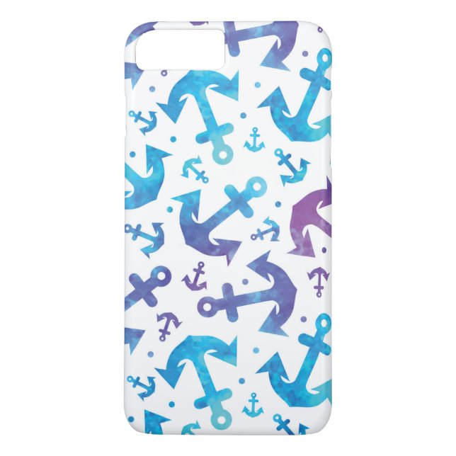 Tie Dye Anchor Pattern 2 Case-Mate iPhone Case (Back)