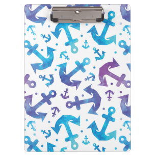 Tie Dye Anchor Pattern 2 Clipboard