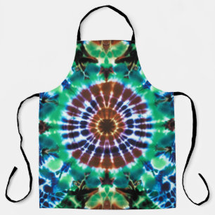 Tie Dye Apron in Earthtones
