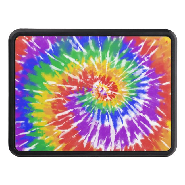 Tie Dye Auto Accessories Trailer Hitch Cover (Front)