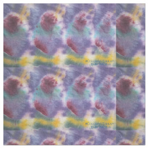 Tie-Dye Baby Birds fabric