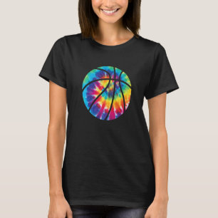 Tie Dye Ball Basketball Player Trainer Sports Ins T-Shirt