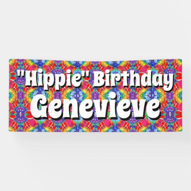 Tie-Dye Banner (Horizontal)
