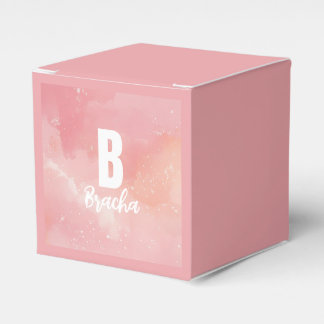 Tie dye bas mitzva birthday favor box