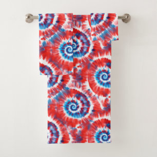 Tie-Dye Bath Towel Set