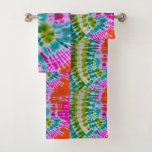 Tie Dye Bath Towel Set