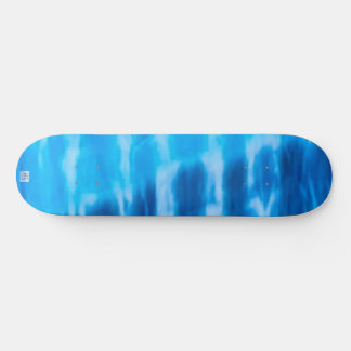 Tie-dye beach sunset blue skateboard