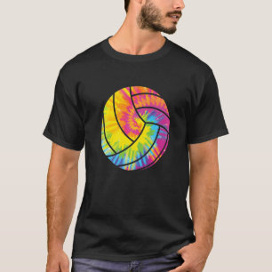 Tie Dye Beach Volleyball  Retro Setters Players Co T-Shirt