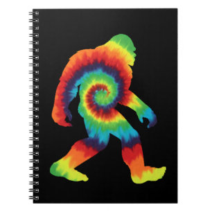 Tie Dye Bigfoot Notebook