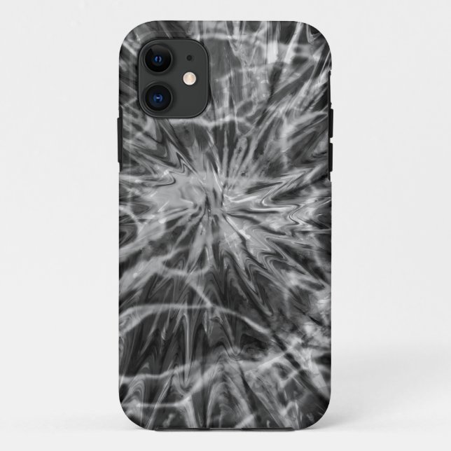 TIE DYE BLACK WHITE Case-Mate iPhone CASE (Back)
