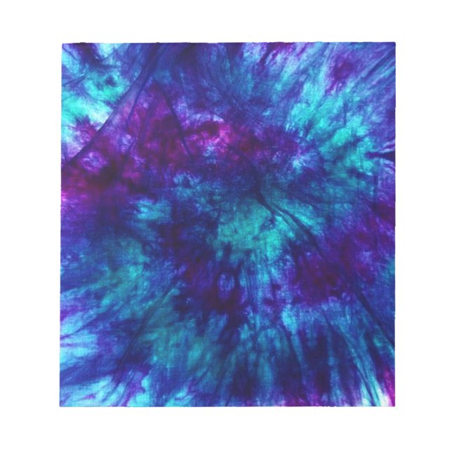 Tie Dye/Blue and Green Notepad (Front)