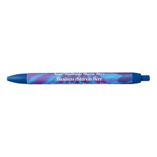 Tie Dye Blue Teal Purple Colourful Pattern Hippie Ink Pen