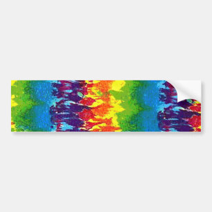 Tie-Dye Bumper Sticker