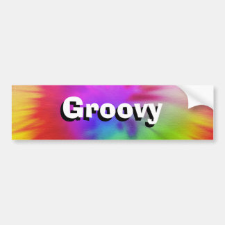 Tie Dye Bumper Sticker
