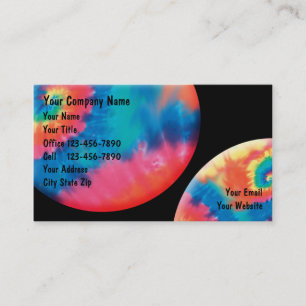 Tie Dye Business Cards