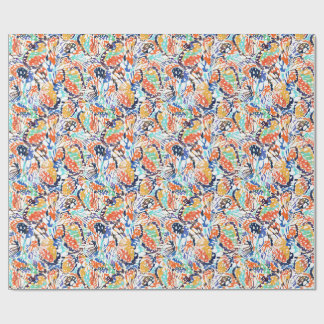 Tie Dye Butterfly Wings - Kaleidoscope of Colours Wrapping Paper