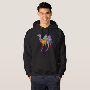 TIE DYE CAMEL HOODIE