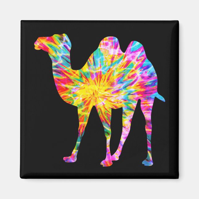 TIE DYE CAMEL MAGNET (Front)