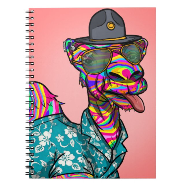 Tie Dye Camel Notebook (Front)