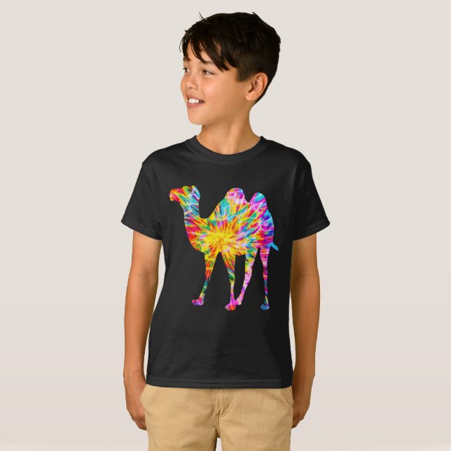 TIE DYE CAMEL T-Shirt (Front Full)